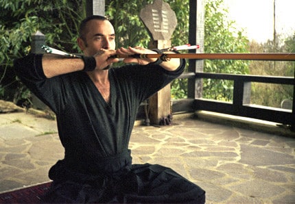 Martial art blow gun meditation zen