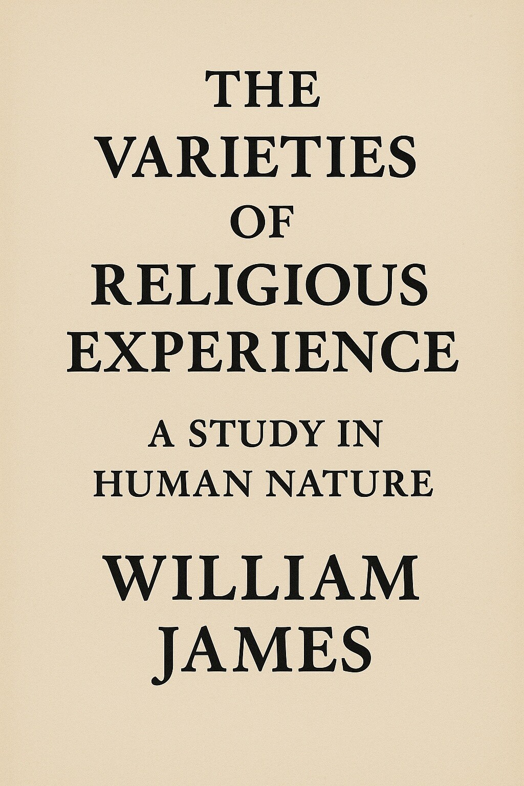 The varieties of religious experience